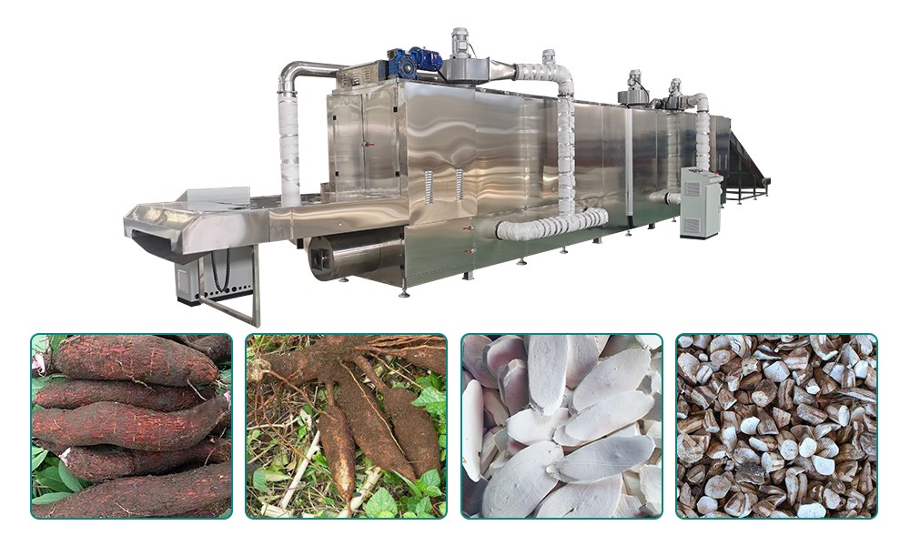 The Use of Hot Air Dryers for Dehydrating Cassava