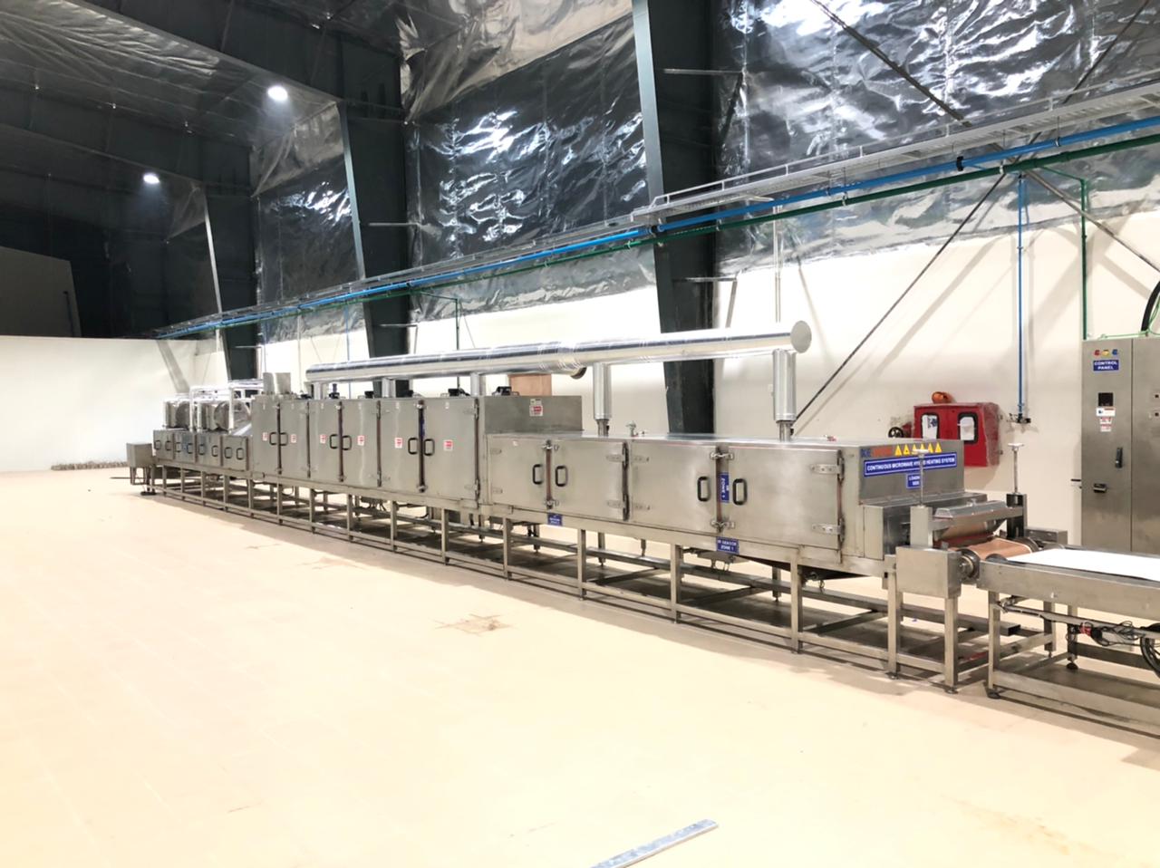 Industrial Microwave Drying System