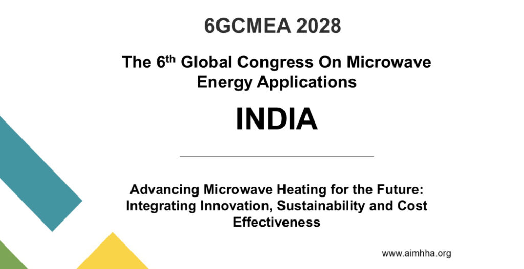 AIMHHA – The 6th Global Congress On Microwave Energy Applications