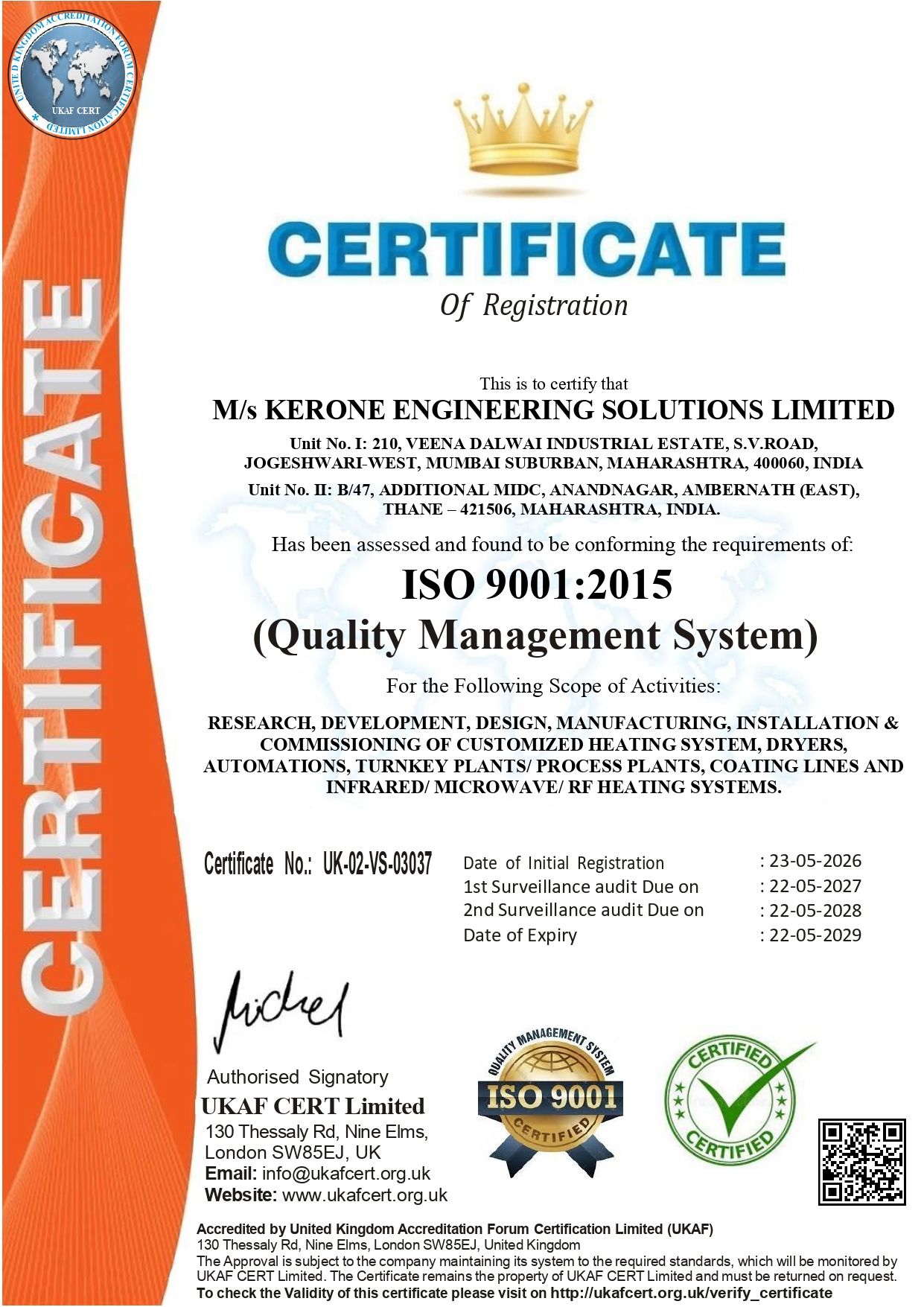 ISO 9001 UK